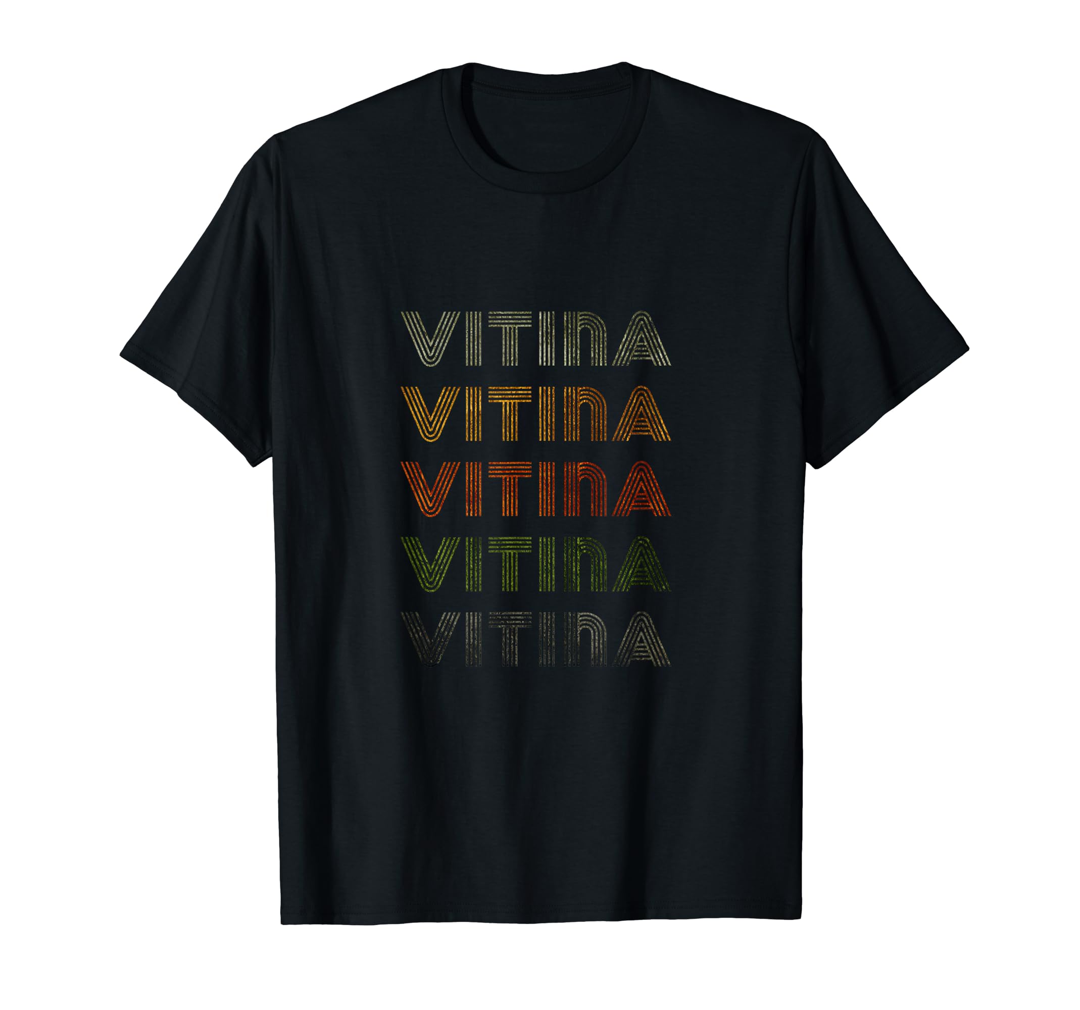 Love Heart Vitina Tee Grunge Vintage Style Black Vitina T-Shirt