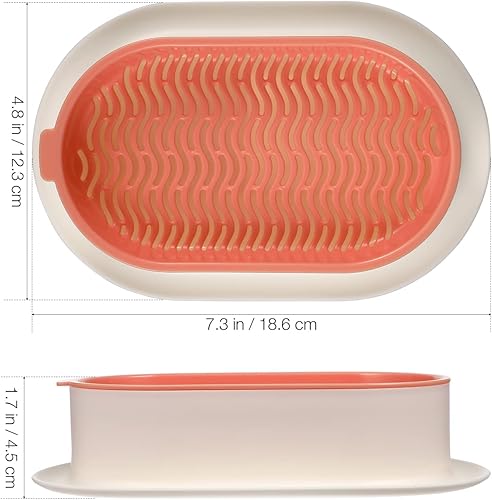 Miniatura 4 de Cabilock Kit de cultivo de hierba para gatos, kit de jardín de ventana, caja de hierba hidropónica para gatos, bandeja para brotes de hierba de