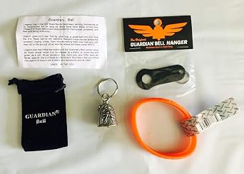 Guardian Bell Dirt Bike Tricks Complete Motorcycle KIT W/Black Hanger & Wristband