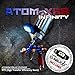 Atom X88 Infinity LVLP-MP Professional Spray Gun 1.3 and 1.4 TIP Combo - Solvent/Waterborne + Free GunBudd Ultra Lighting System