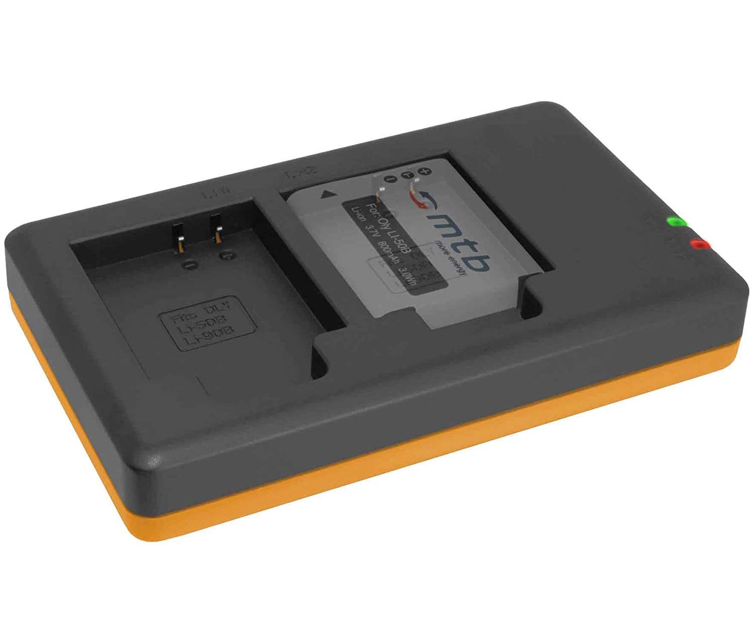 Cargador Doble (USB + Enchufe) Tipo DB-110 DB110 Compatible con Ricoh GR III, G900(SE), WG-6