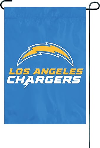 NFL Los Angeles Chargers - Bandera de jardín prémium de 12.5 x 18 pulgadas