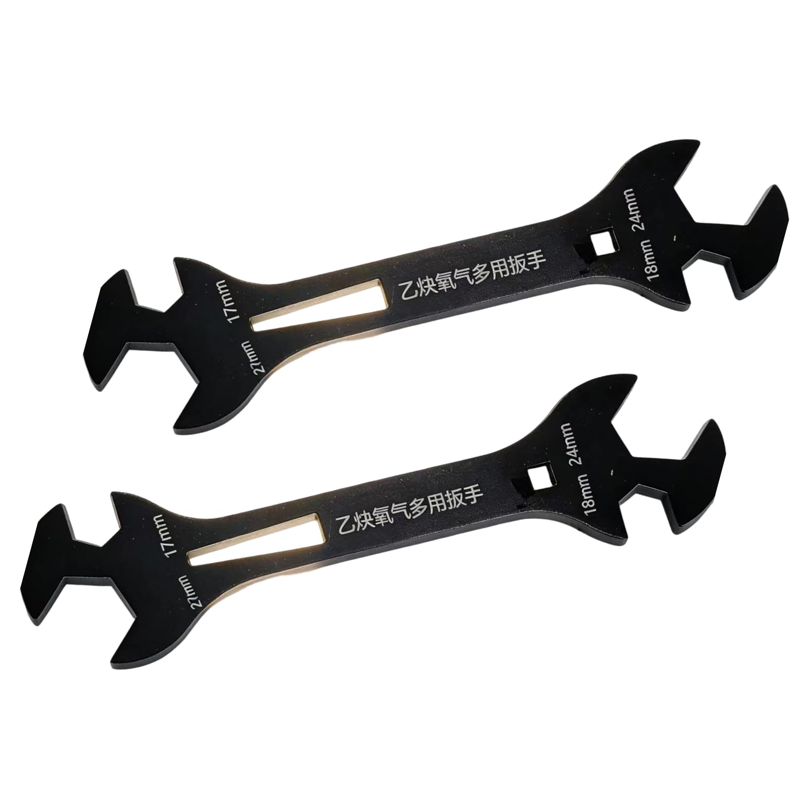 WEILWH Heavy Duty Multi Size Wrench For Oxygen Acetylene CO2 Cylinder Valving And Welding Tools 17mm 18mm 24mm 27mm