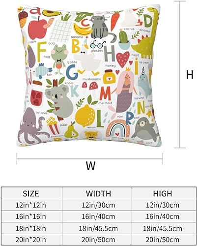 Miniatura 2 de Aimeryup Throw Pillow Covers 12x12 Inch Cartoon Fresh Animals Decorative Pillow Covers Cushion Covers cojines decorativos para sala Pillow Cases