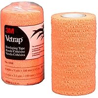 Algopix Similar Product 16 - 3M COMPANY 1410BO Vetrap 4x5YD Orange