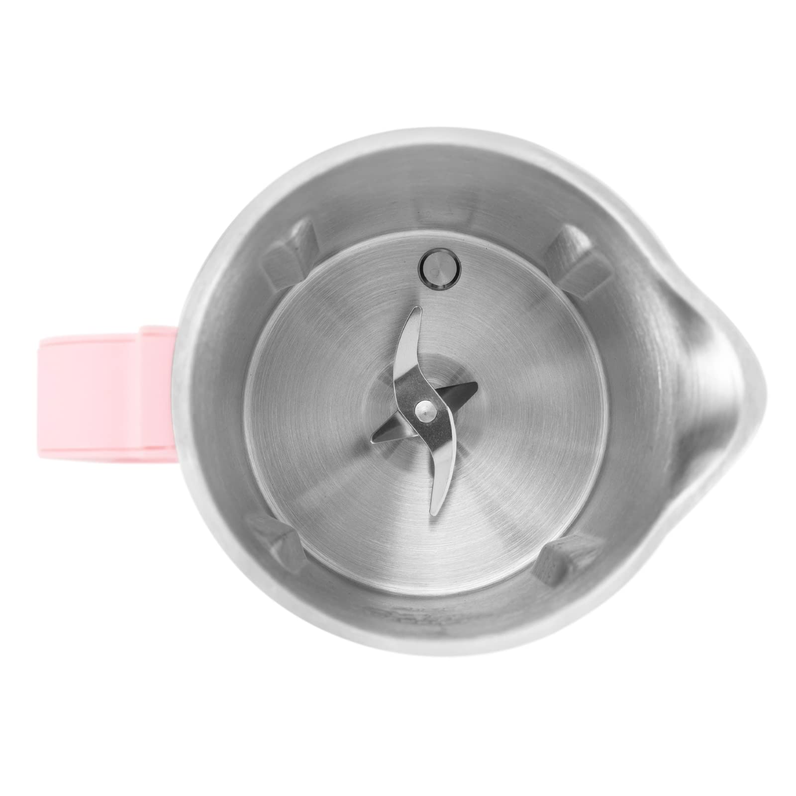 Mixeur et cuiseur à soupe en acier inoxydable - 350 ml - 6 programmes automatiques - Pour le lait de soja, le nettoyage, le jus, l'eau bouillante, les congeés et les purées - Rose