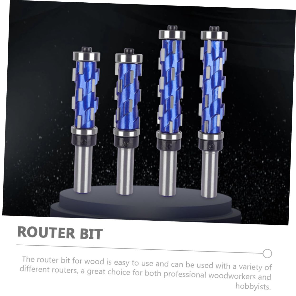 Professional Flush Trim Router Bit Double Bearings Woodworking Edge Trimmer Carbide Milling Cutter