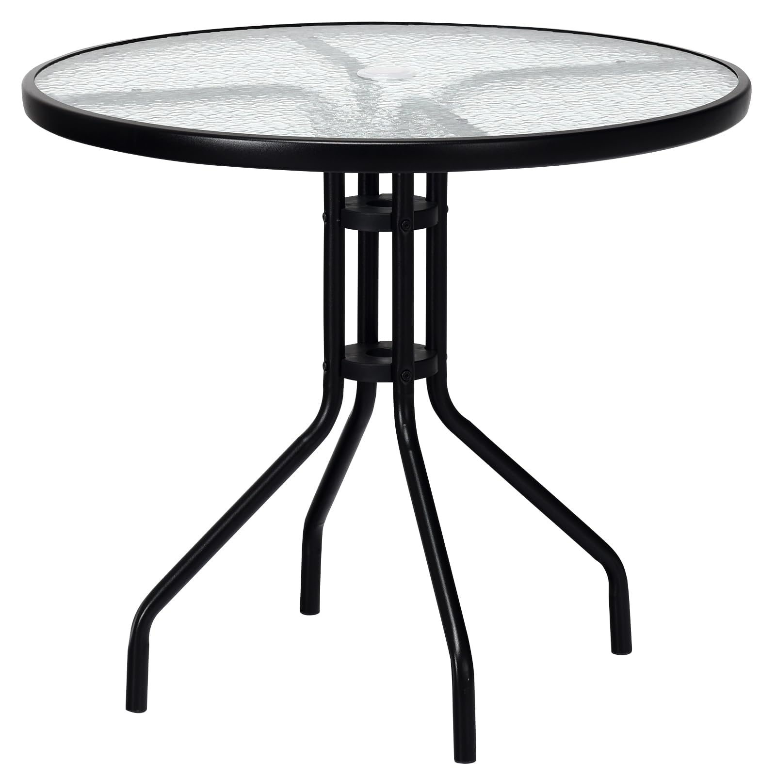 Table de terrasse résistante aux intempéries FANTASK en verre