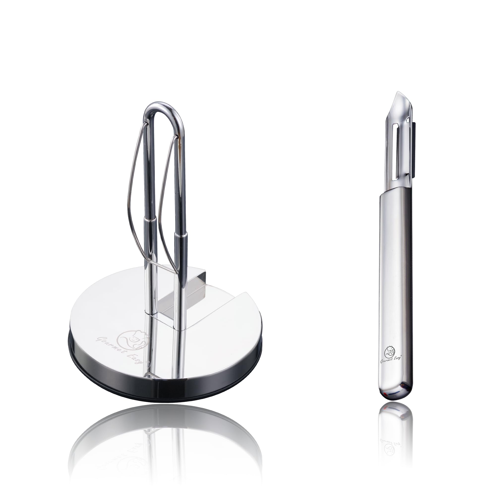 PAPERHOLD PEELIX portarrollos de cocina con pelador de verduras compacto