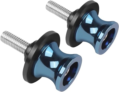Worldmotop 2PCS 8MM M8 X1.5 Motorcycle Swing arm Spools Swingarm Spools Sliders Stand Screw Replacement for CBR600RR CBR1000RR F2 F3 F4 GSXR600 GSXR750 ZX6R ZX10R Z650 Z900 EX400 EX650 blue