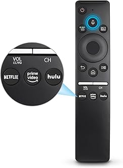 Replacement Voice Remote for Samsung-TV-Remote Control Compatible for All Samsung with Voice Function Smart Curved Frame QLED LED LCD 8K 4K TVs