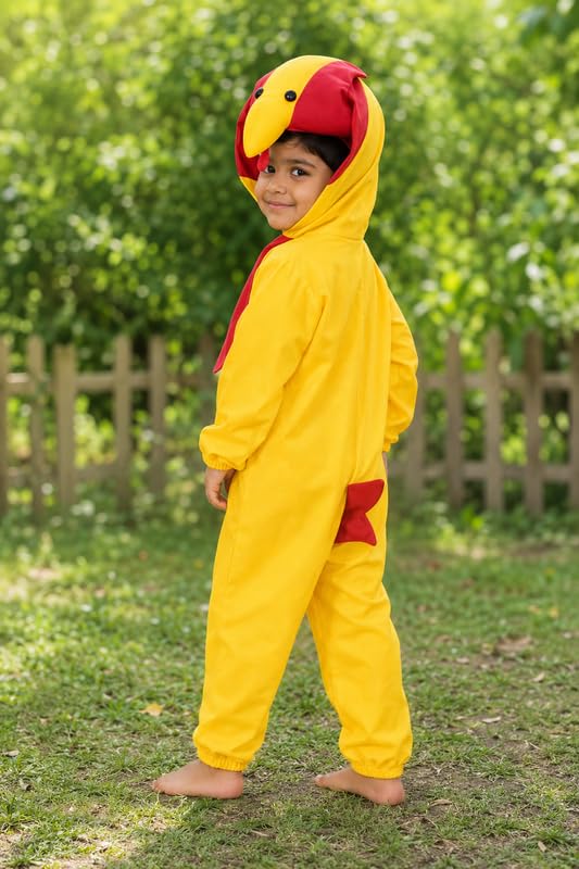 Image of Animal Costume for Kids | Plush Fancy Dress Costume for Boys & Girls |School Fancy Dress, Annual Day, Jungle Theme, Role Play, Halloween & Birthday Party