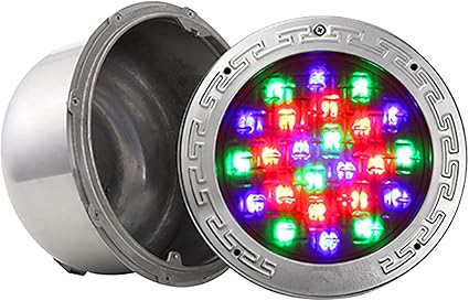 Image ASPZQ Underwater Lights for Ponds IP68 Waterproof Stainless Steel Buried Lights 12V Spotlight CE/ROHS Certification Landscape Lighting Spotlight (Color : Warm light, Size : 36W)