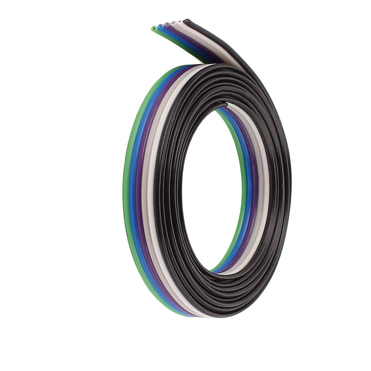 Aexit 1m 3.3ft Electrical Boxes, Conduit & Fittings 6 Pin Flexible IDC Flat Cable Wire Electrical Boxes 1.27mm Pitch