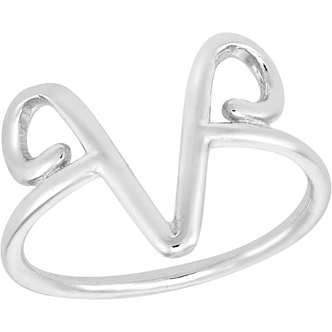 AeraVida Astrological Zodiac Sign 'Aries' .925 Sterling Silver Band Ring | Minimalist Wedding Rings For Women | Casual Comfort Fit Silver Rings for Women | Promise Ring | Sterling Silver Rings Sizes 5-10