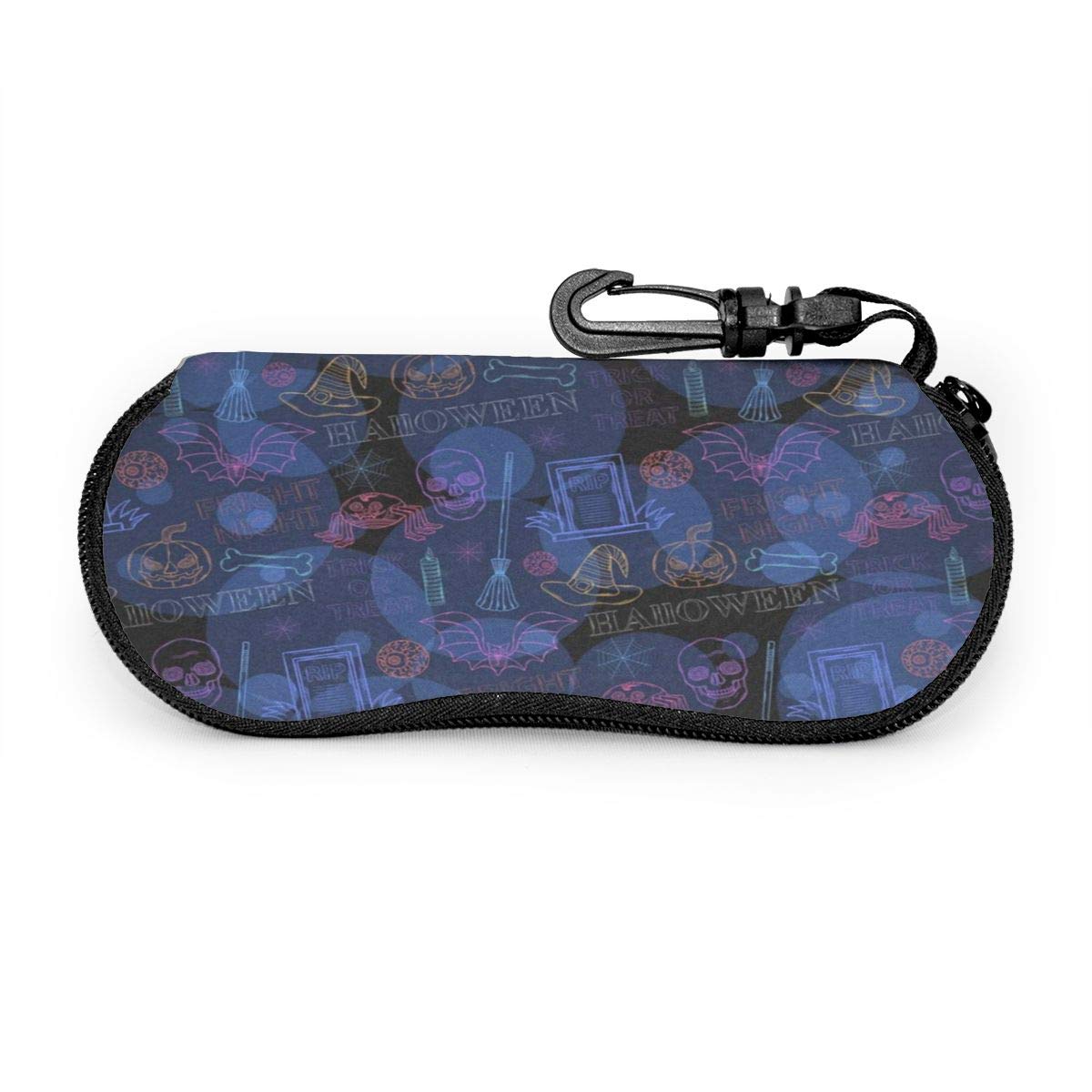 Sunglasses Soft Case for Women and Men Love Paris Doodle Cool Portable LightWeight Eyeglass Case Pouch with Belt Clip