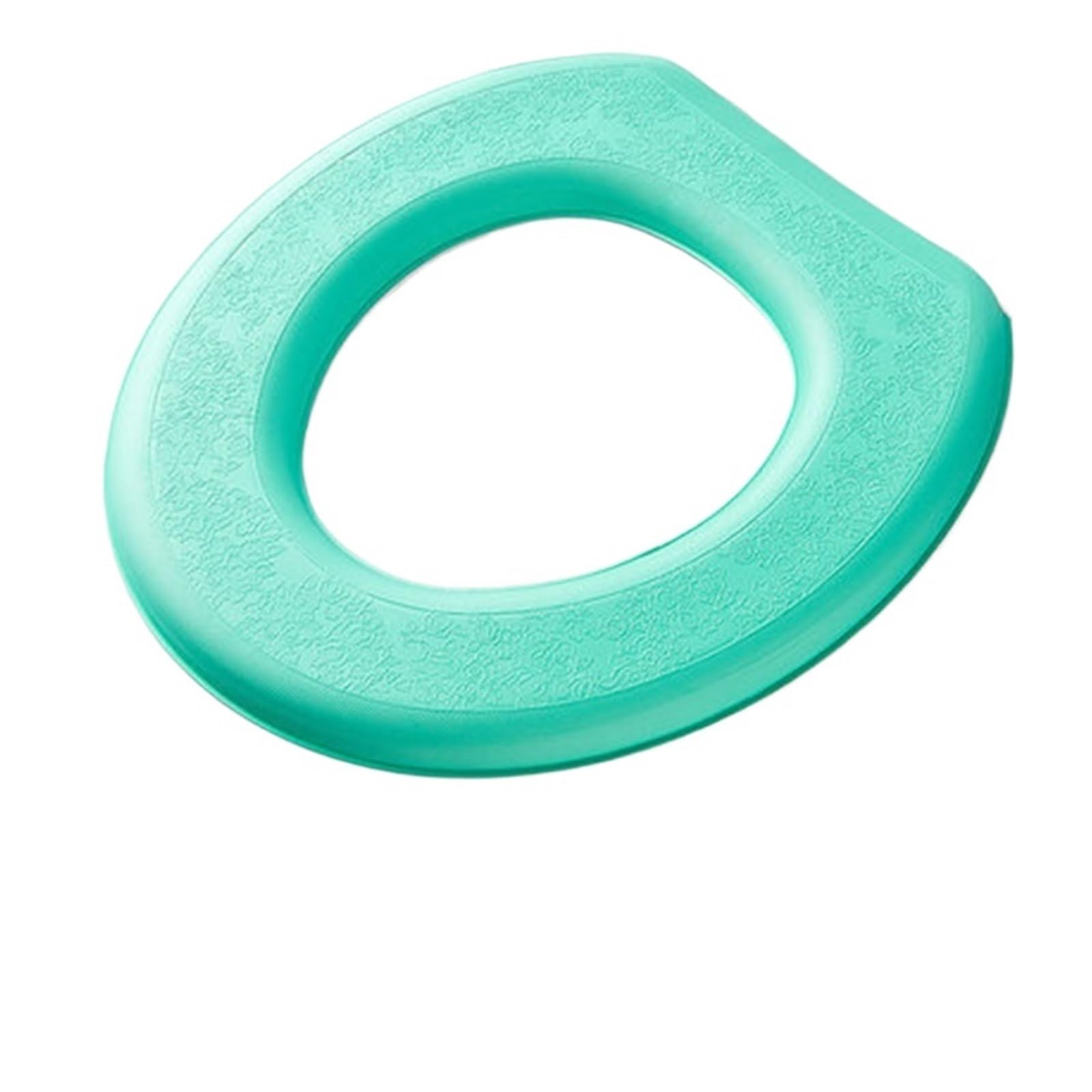 HLAVORTEXA Washable Sticker Foam Toilet Cover Waterproof Bathroom Toilet Seat Reusable Silicone Four Seasons Household Toilet Accessories(Green)