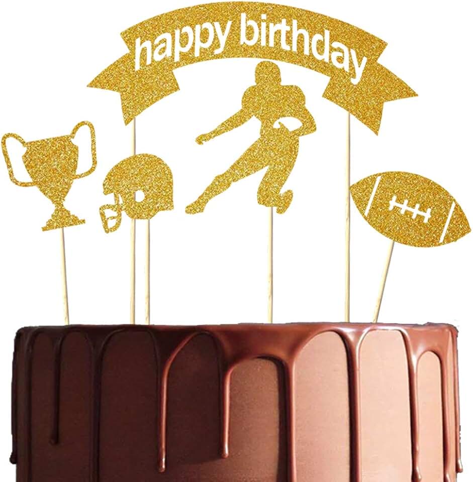 goal post cake topper