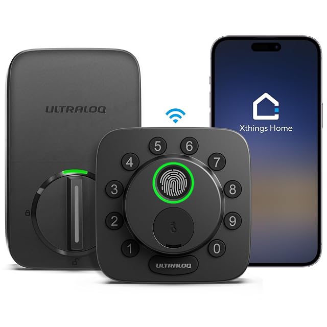 ULTRALOQ Bolt SE Smart Lock Built-in Wi-Fi Matter Over Thread Works with Apple Home Alexa Google 7-in-1 Keyless