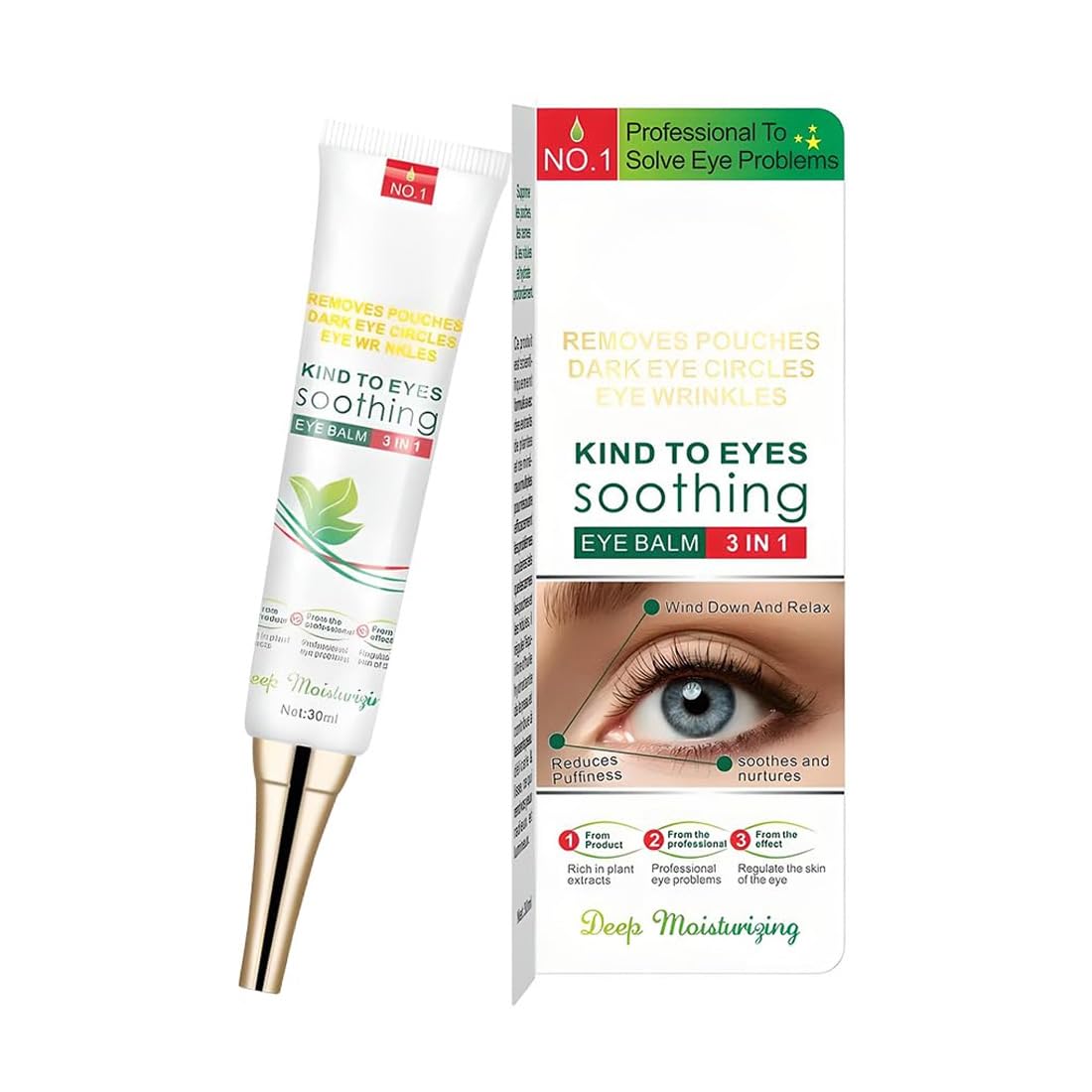 Eye Serum for Dark Circles and Puffiness – Anti-Aging Under Eye Treatment with Hyaluronic Acid, Caffeine & Vitamin C – Reduces Fine Lines, Wrinkles, and Bags 30ml-image-35