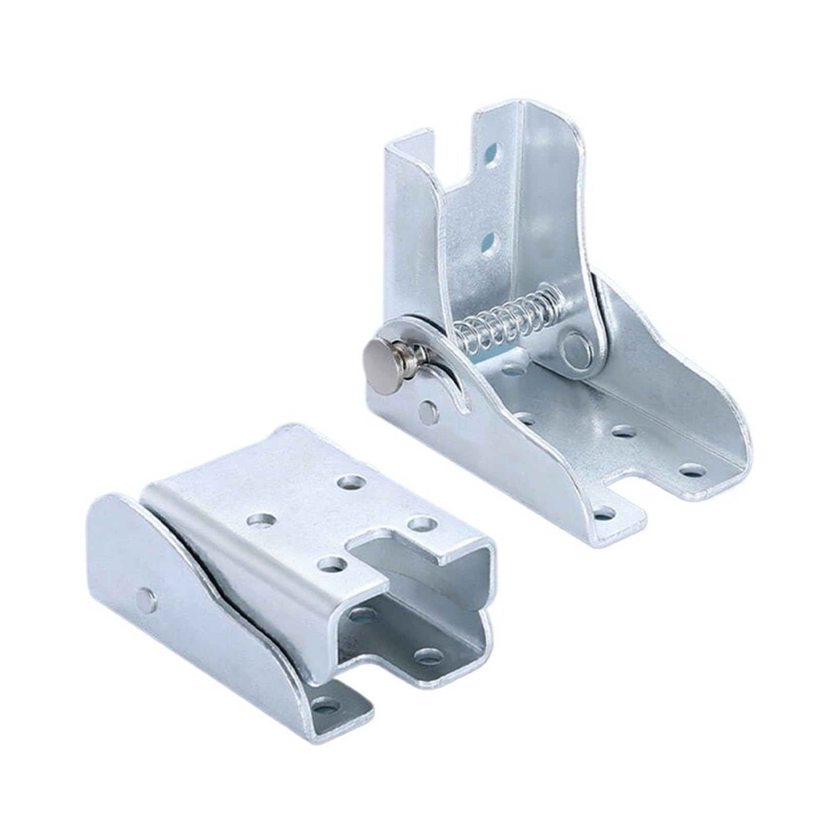 Charnière pliante autobloquante 90° dorée pour pied de table escamotable (Lot de 2)