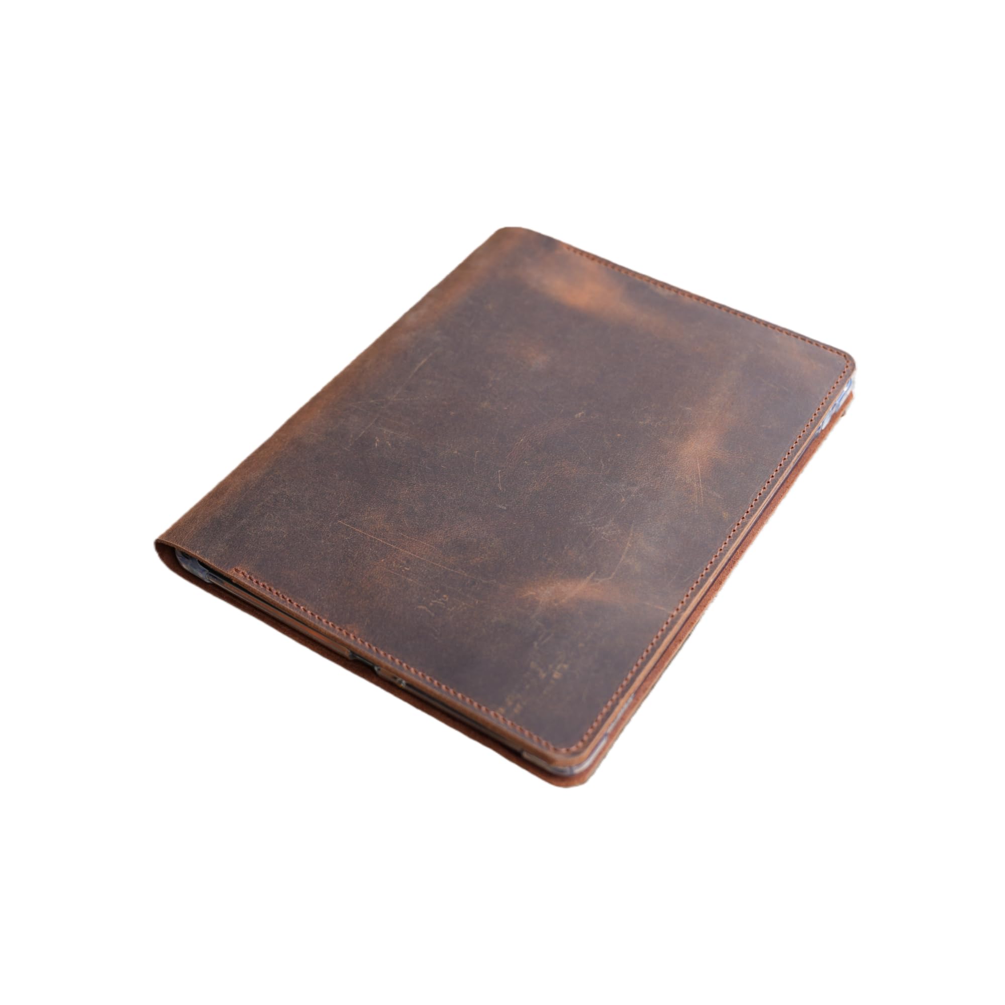 Colorsoft - Funda de piel auténtica para Kindle Scribe de 11 pulgadas, 3ª generación 2025, con soporte para bolígrafo, ranuras para tarjetas y carpetas de archivos para Kindle Scribe