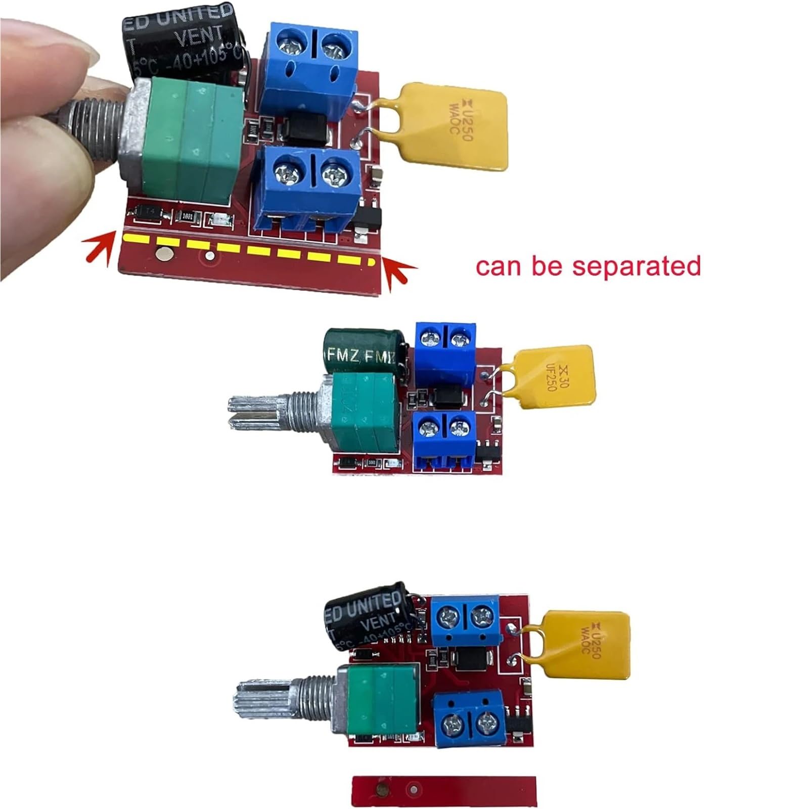 4 unidades Mini DC 3V 6V 12V 24V 35V PWM Motor Speed Controller Switch Module Ultra Small LED Dimmer 5A