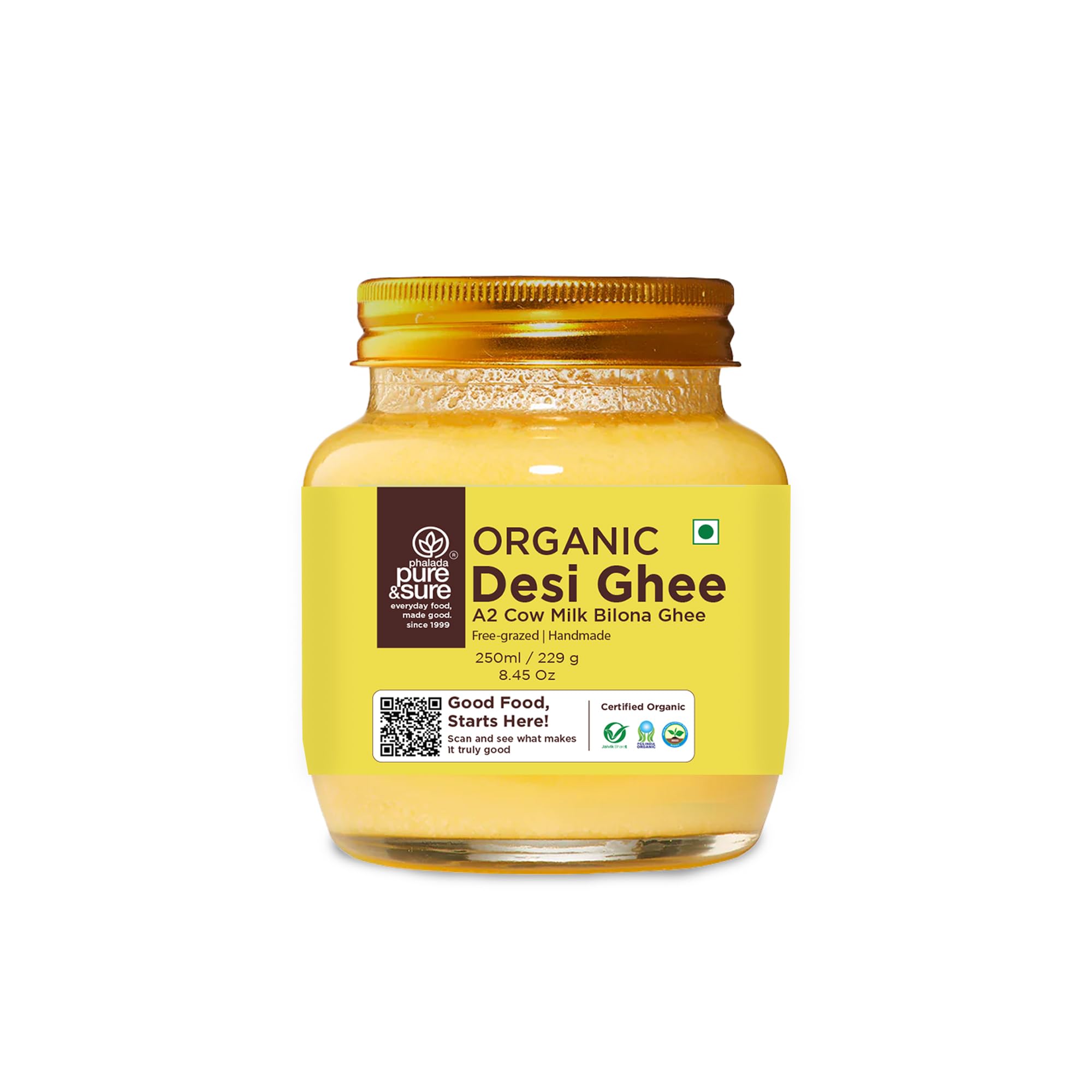Pure & Sure Organic A2 Desi Ghee 250 ML