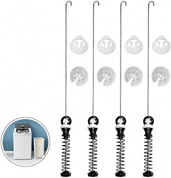 Upgraded W11400156 MVW7232HW0 Washer Suspension Rods 4 Pack