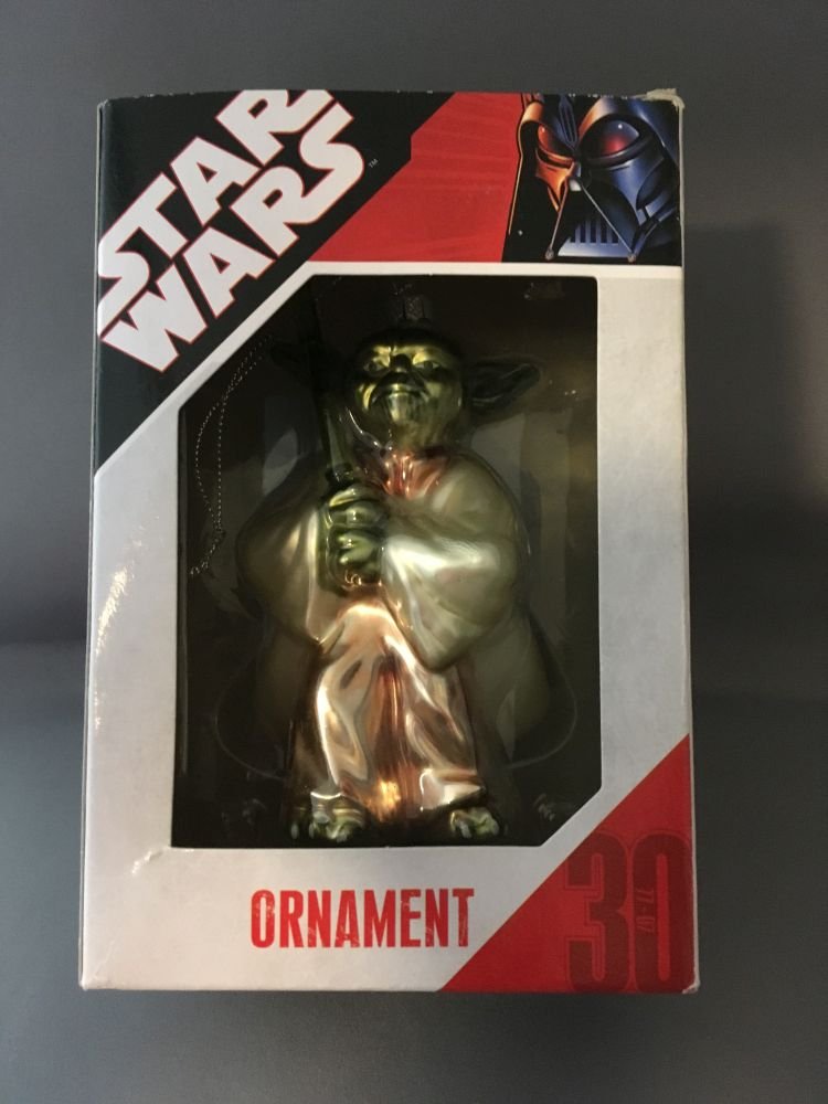 Yoda de Noël en verre soufflé le cadeau idéal pour fans
