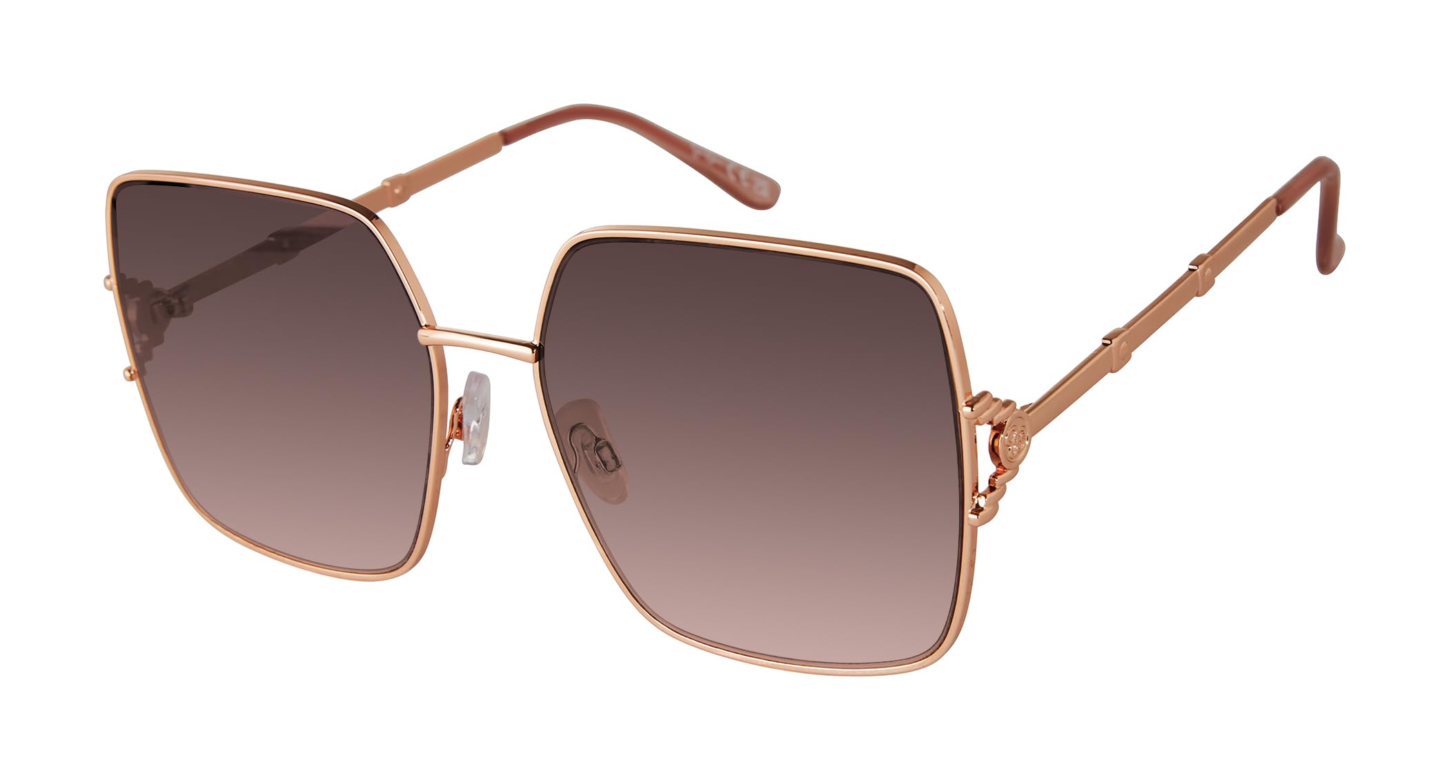 essica Simpson Women's J6214 Oversized Cat Eye Square Sunglasses