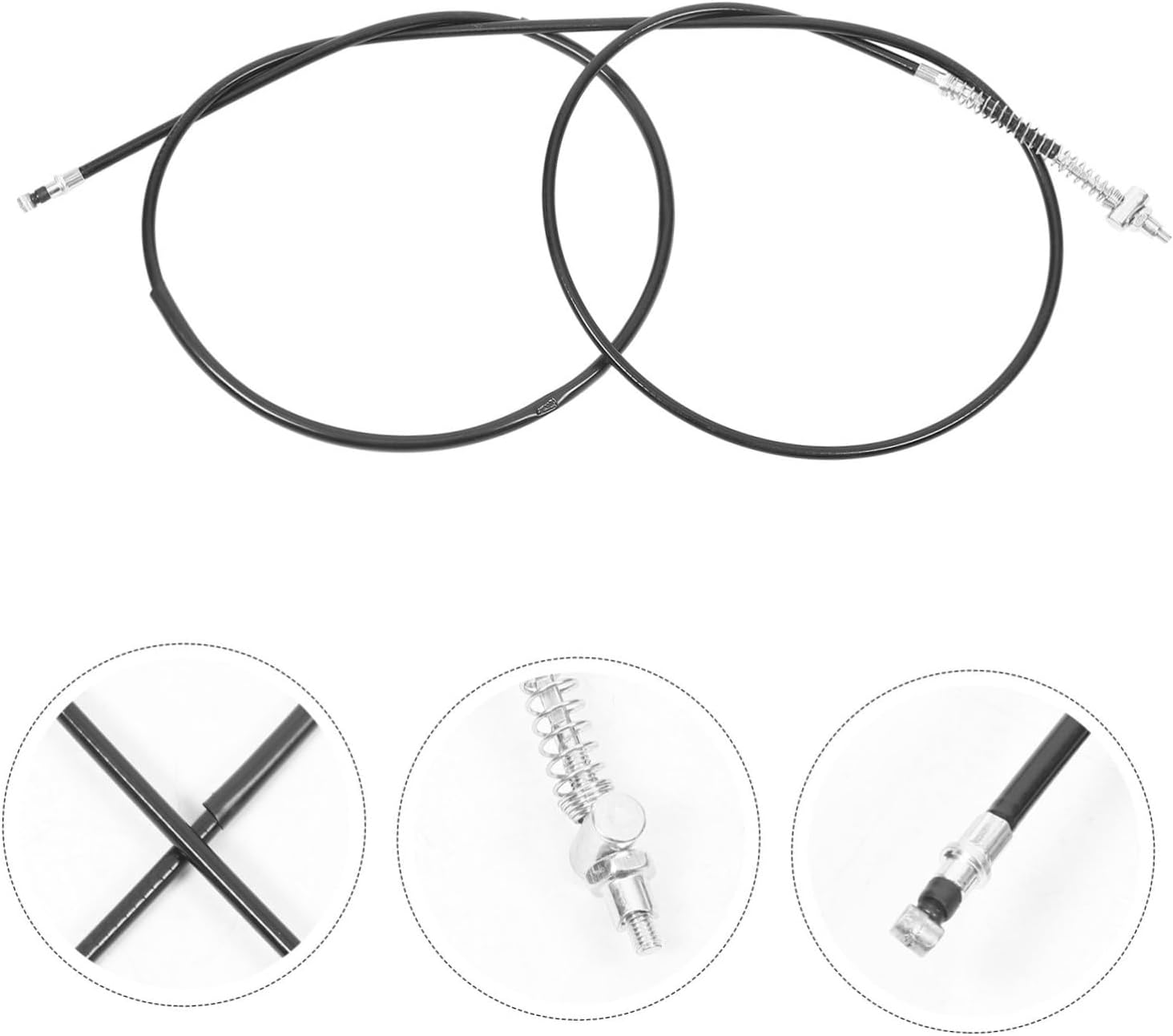 Motorcycle Brake Line Go Kart Atv Cable 215cm Stroke 14.8cm Travel Electric Bicycle Brake Cable High-braking Power