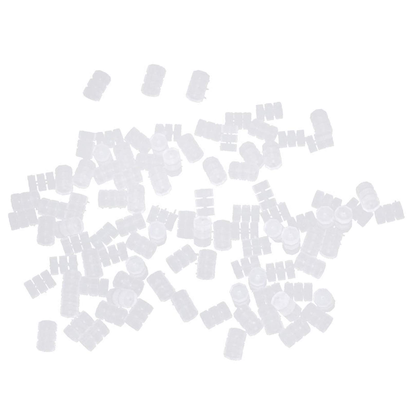 JooFnBicycle Cable Donuts Repair Accessories O-Ring Brake Cable Rubber Donuts (Pack of 100)