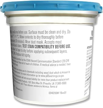 FamoWood 40002126 Latex Wood Filler Natural, Gallon, Net Wt 13.0 lbs