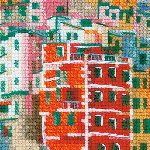 Riolis Kreuzstich-Set Ligurien, Zählmuster Cross Stitch Kit, 40Cm 30Cm, Multicoloured #TOP2