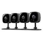 Tapo by TP-Link 1080P Indoor Security Camera for Baby Monitor, Pet Camera w/Motion Detection, 2-Way Audio, Night Vision, Cloud & SD Card Storage, Works w/Alexa & Google Home, Black, C101(4-Pack)