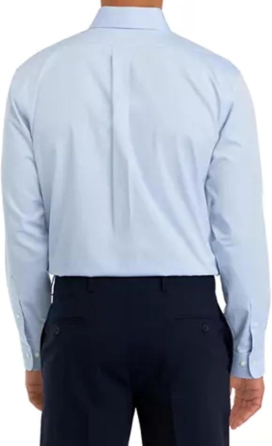 Brooks Brothers B Men’s Regular Fit Non-Iron Solid Pinpoint Dress Shirt - Image 3