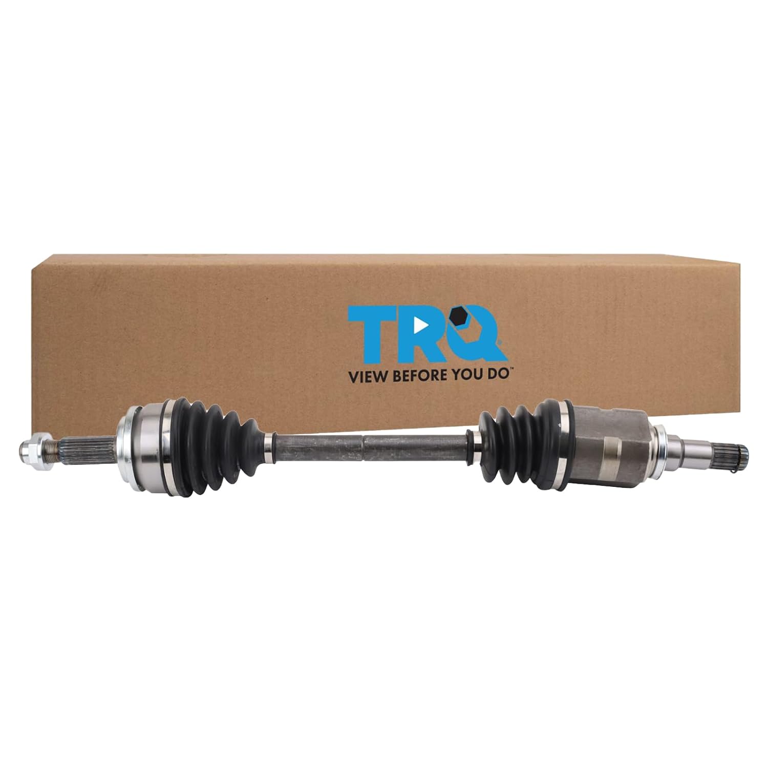 TRQ Front Left CV Axle Shaft Assembly Compatible with 2020-2022 Toyota Corolla CSA49198