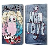 Head Case Designs Officially Licensed Batman DC Comics Bubblegum Harley Quinn Graphics Leather Book Wallet Case Cover Compatible with Kindle Paperwhite 1/2 / 3