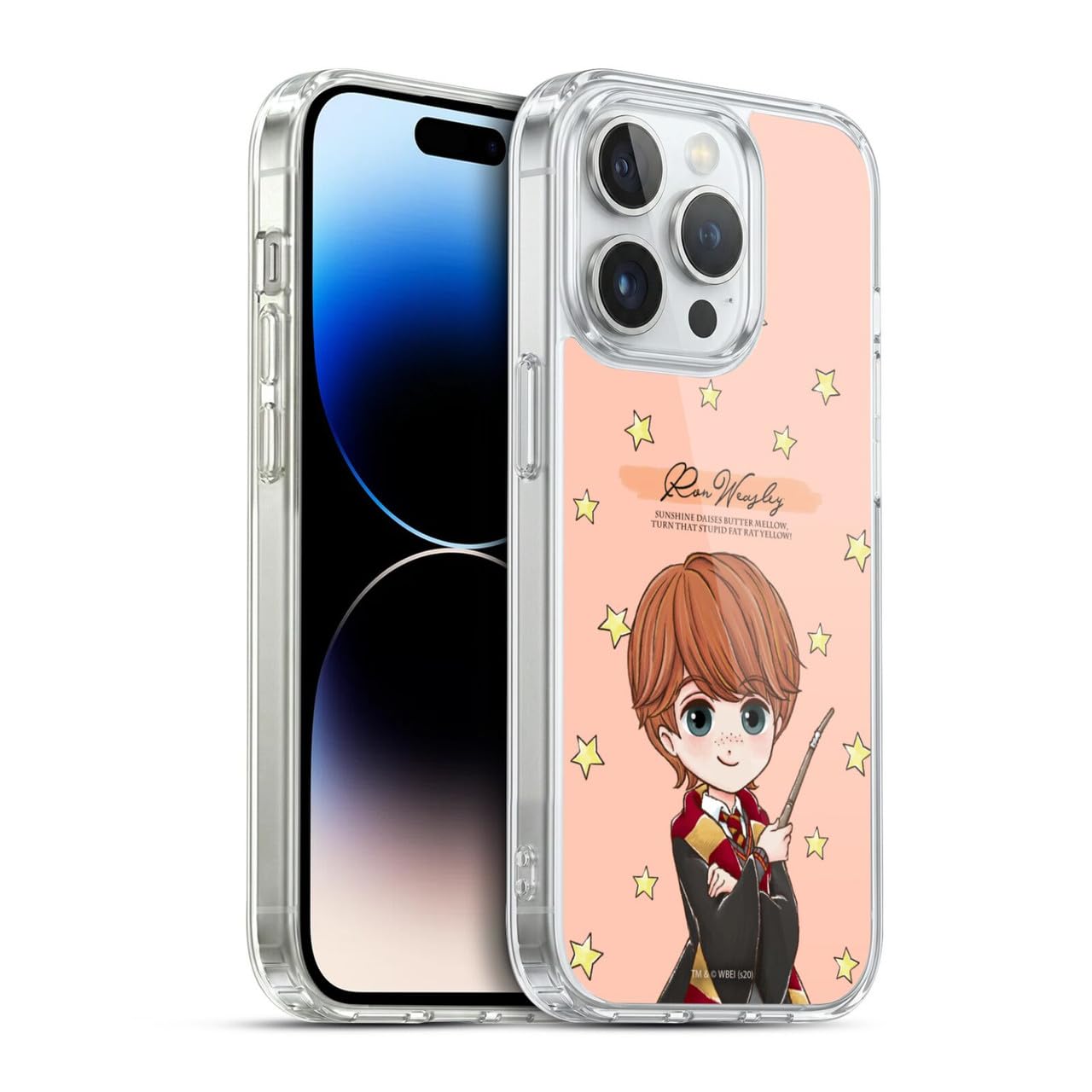 Head Case Designs Licenciado Oficialmente Harry Potter Patrón Luna Reliquias de la Muerte XXXVII Caso Funda de Gel Suave Compatible con Apple iPhone 12 / iPhone 12 Pro — view 55
