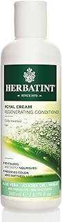Herbatint Royal Cream Conditioner - With Aloe Vera, Jojoba Oil & Wheat Germ - Enhances Color, Softness & Shine - No Parabens, Sulfates, Gluten - 8.79 fl oz