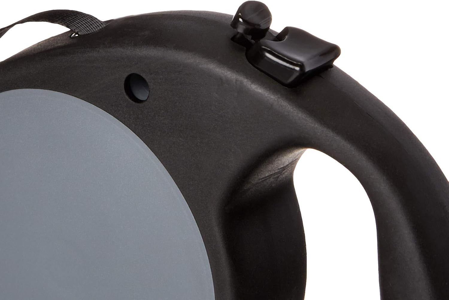 doggo Everyday Retractable Dog Leash, 13' Long Belt, Small for Dogs Up to 45 lbs, Grey with Black Soft Grip Handle