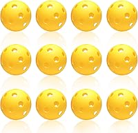 Anteer 12-Pack Plastic Practice Baseballs for Hitting & Batting Training - Lightweight, Durable, Indoor/Outdoor Safe for All Ages