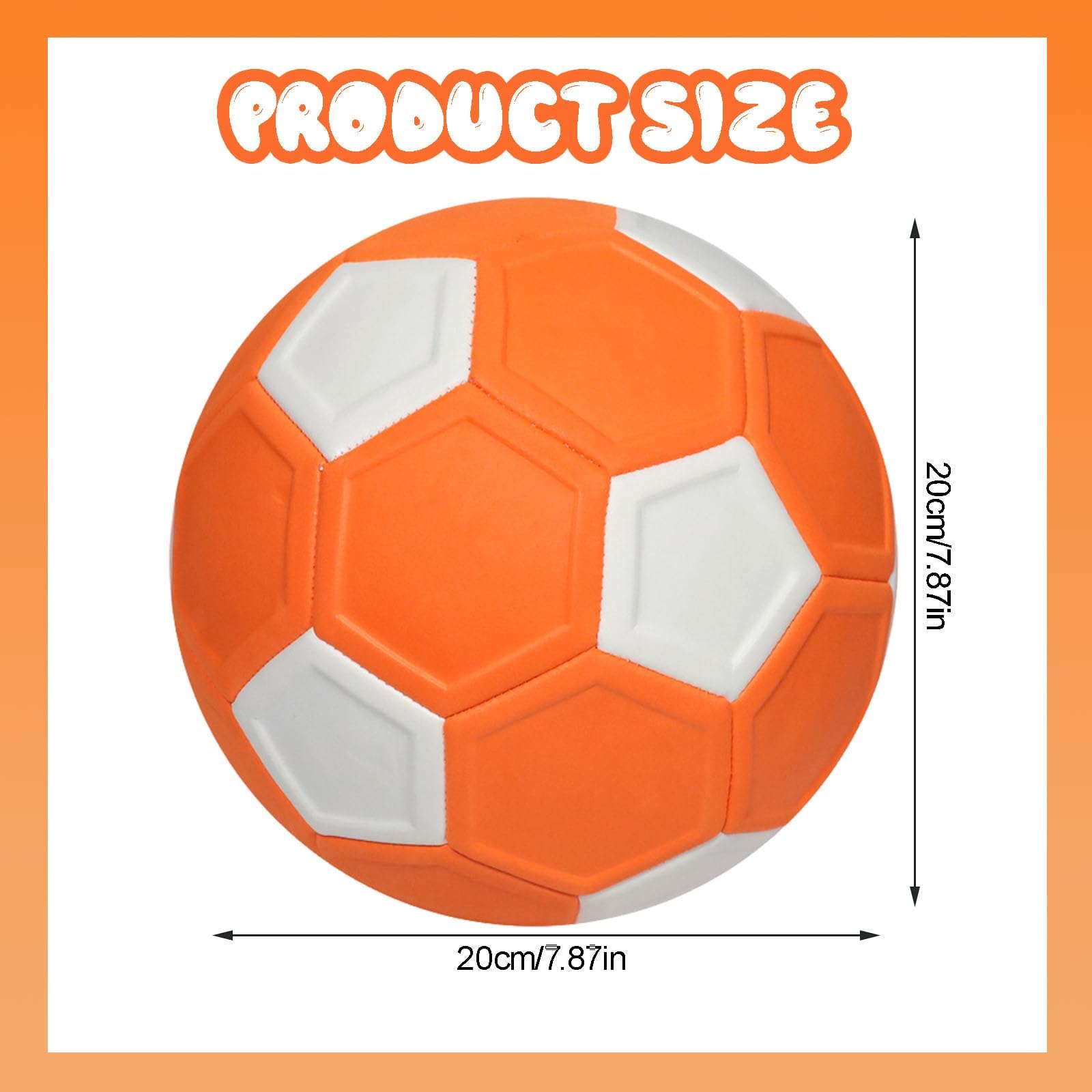 Pallone da calcio per bambini, arancione