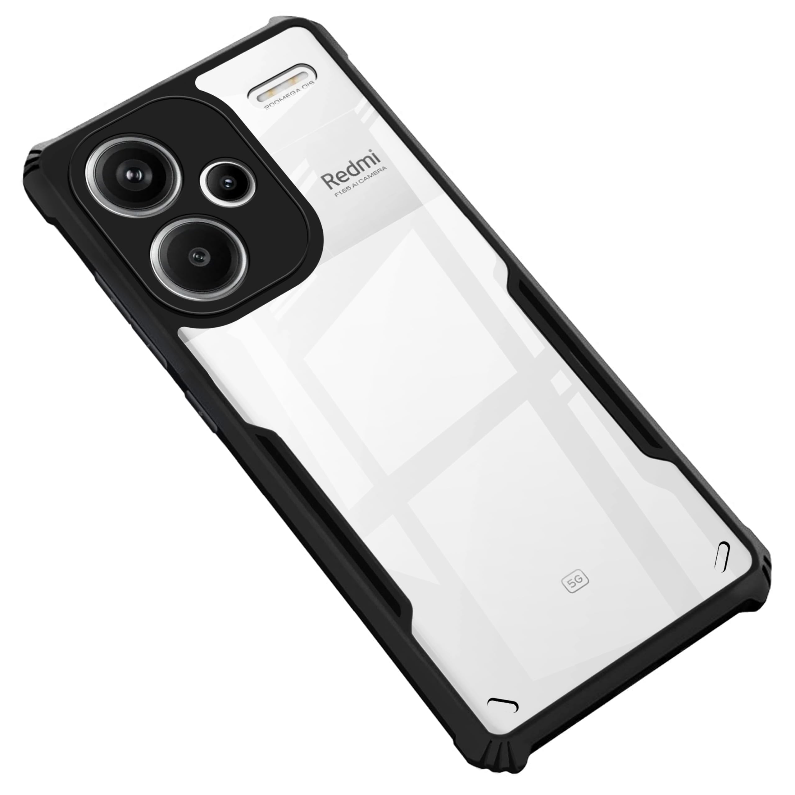 Amazon Brand - Solimo Back Case Cover for Mi Redmi Note 13 Pro Plus 5G (Polycarbonate_Matte Black) (B0CSZ16KZ2) Amazon Price History, Amazon Price Tracker