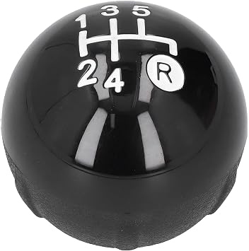 EVGATSAUTO Gear Shift, Gear Shift Shifter Knob with Decorative Cover Replacement Kit Fit for 500 500C 2007?2018 LHD RHD Shift Lever Trim 5 Speed