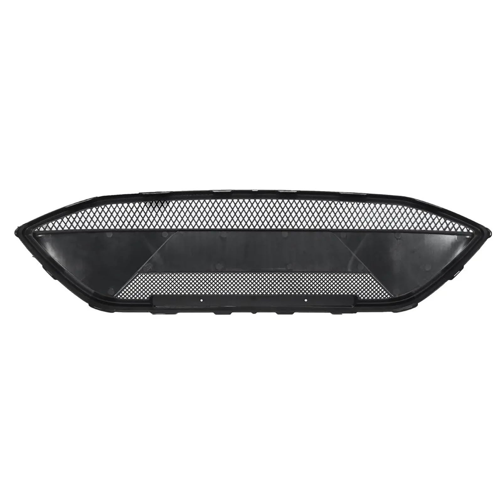 2 Kolory Przedni Zderzak Samochodowy Grill Osłona Grilla Pasuje Do Forda Focus MK4 ST-line Model RS Style In The Grid 2019-2021 Osłona chłodnicy motocykla kratki samochodowej(Glossy Black)