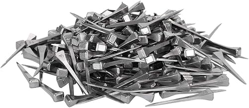 Jeanoko 250pcs Steel Horseshoe Nails Appropriate Rigidity E3 Equestrian Sport Equipment for Horse Steel Nails 1.7 in