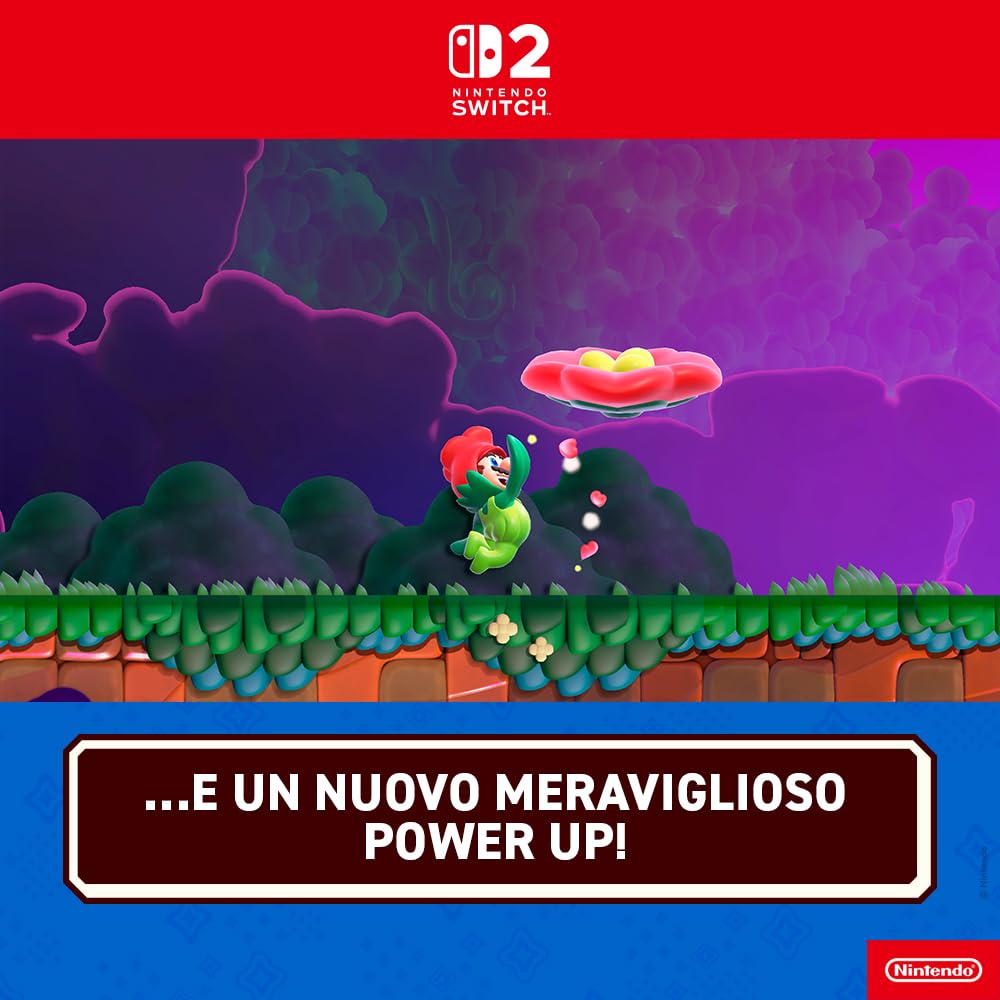 Super Mario Bros. Wonder - Nintendo Switch 2 Edition + Tutti al Parco Bellabel - Ed. Italiana - Versione su scheda