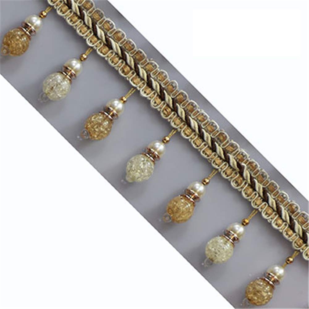 Frange Pompon Artigianato Nastro Con Frange A Sfera Pom Pom - 25 Iarde (22,8 M), Larghezza 12 Mm, Colore Bianco, In Poliestere - Per Cucito, Decorazione, Fai Da Te Pom Pom Bianchi